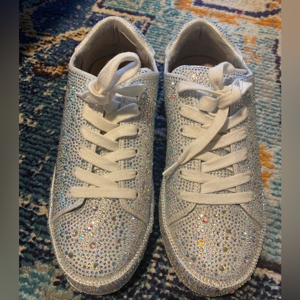 INC Rhinestone Sneakers